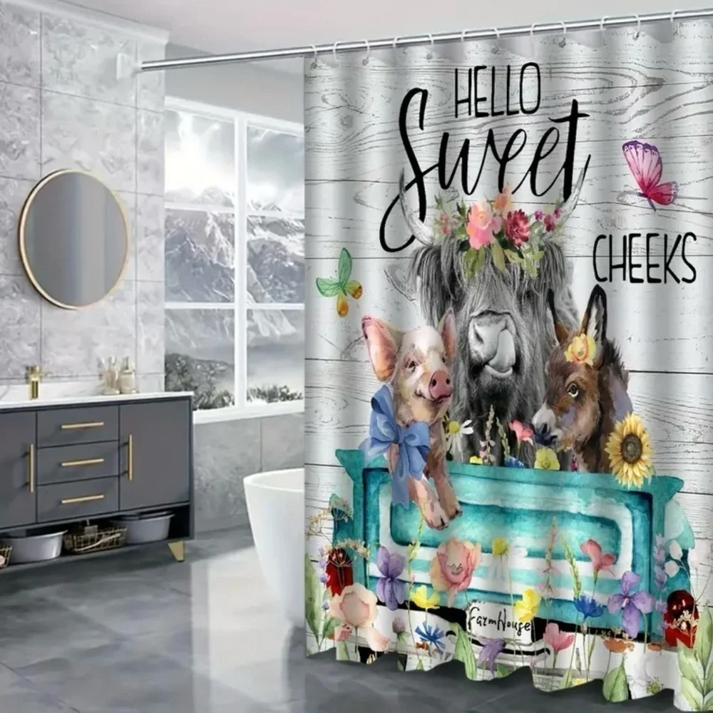 4pc Hello Sweet Cheeks Bathroom Set NWT